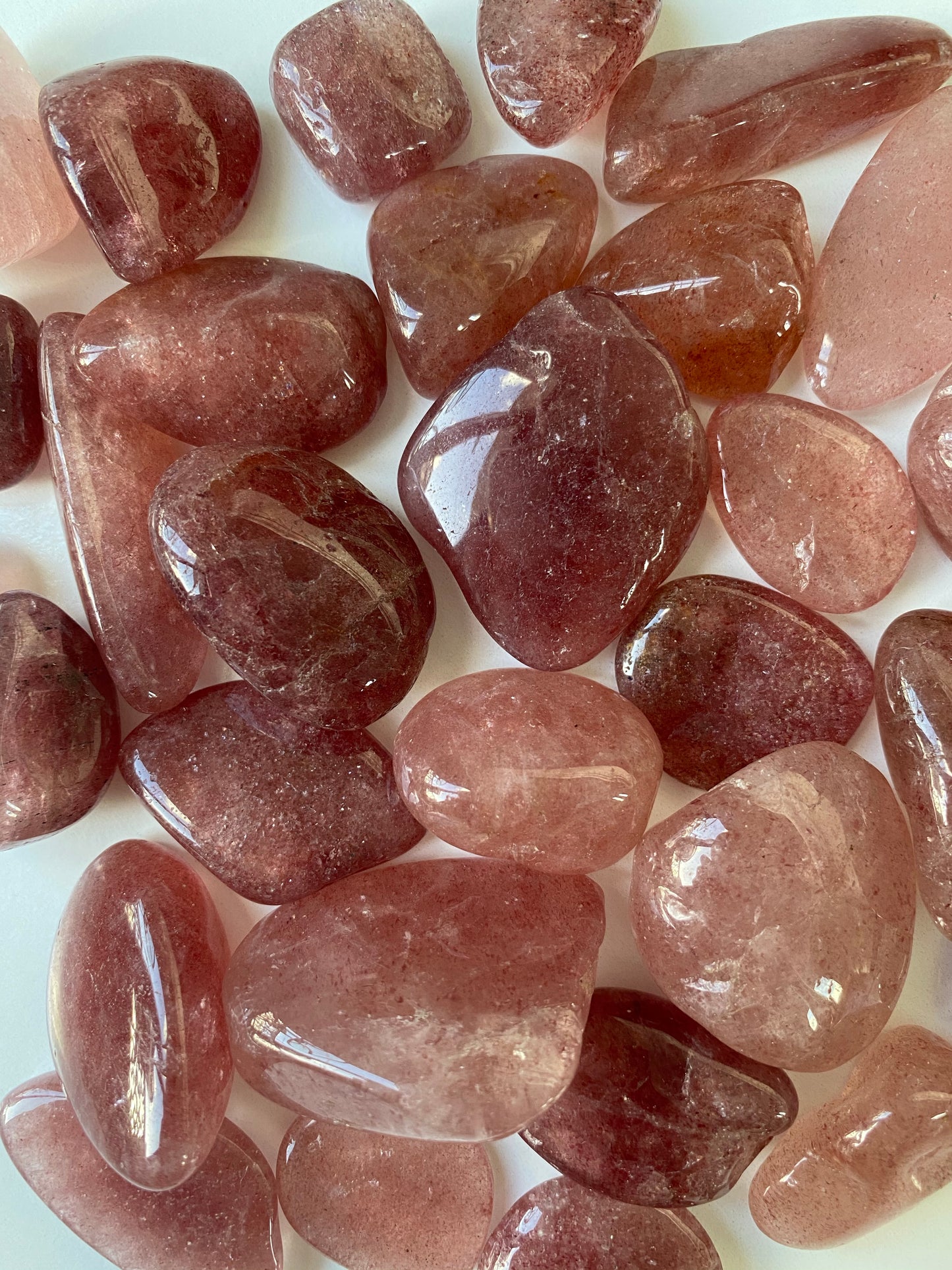 Strawberry Quartz Tumble - Gratitude